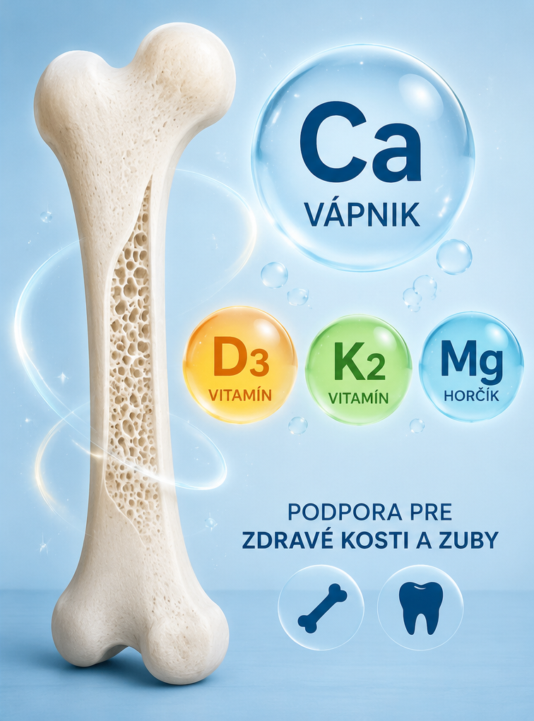 Vápnik (Calcium)?: Spoznajte CalciCo Natural od NUTRI&ZEN